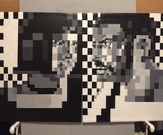 アクリル絵の具であなただけのドット絵を描きます イメージ1
