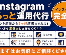 Instagram本気で１ヶ月運用代行します イメージ1