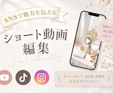 SNSのショート動画を魅力的に編集します イメージ1