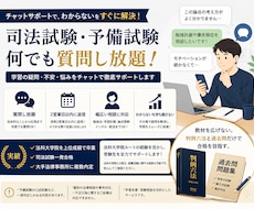 司法試験・予備試験に向けた何度でも相談に乗ります イメージ1