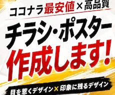 現役デザイナーがおしゃれなチラシを格安で作成します イメージ1