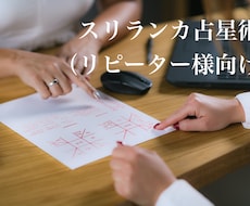 リピーター様用スリランカ占星術でお悩み解決します 20P以上の総合鑑定!直近の未来予測や120年運命サイクル