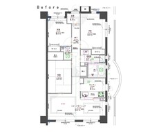マンションBefore平面図描きます イメージ1
