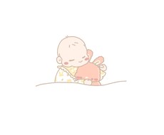 ゆるふわなベビたんのイラストを作成します イメージ1