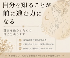 現実を動かすための自己分析リーディングします イメージ1