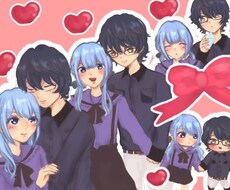 おまかせ　素敵なお二人の詰め込み夢絵を描きます イメージ1