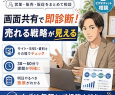 営業・販売・販促活動全般の相談に乗ります イメージ1