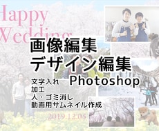 Photoshopを使った画像編集いたします 写真の切り抜きや加工、文字入れなど様々な編集を行います！！