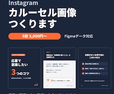 Instagramのカルーセル投稿画像を作成します イメージ1