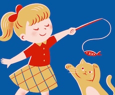 グッズや挿絵に！レトロでかわいいイラスト制作します イメージ1