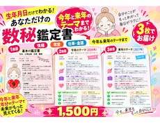 あなたの性格と、今年・来年を数字に聞いちゃいます イメージ1