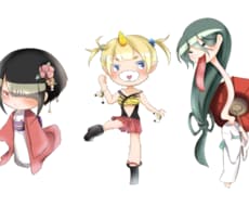 ちびキャラ、等身（胸上）アイコン描きます 最短一日でオーダーメイドアイコン
