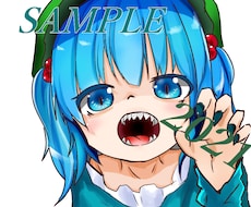 ＳＮＳなどのアイコンイラスト描きます ＳＮＳ、youtube、ブログなどのアイコンに！