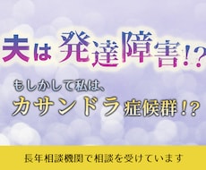 夫の発達障害による心労で悩んでいる方お話伺います イメージ1