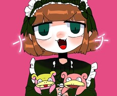 お安めの簡易イラストを受けて付けています イメージ1