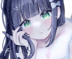 厚塗りでかわいい女の子のSNSアイコンを描きます イメージ1