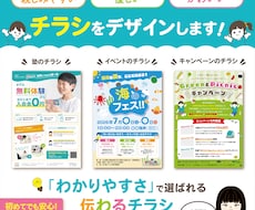 分かりやすい、親しみやすいチラシを制作します イメージ1