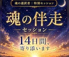 魂の伴走セッション｜14日間寄り添います ひとりで抱え込まなくていい　魂の流れを共に見守ります