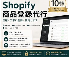 Shopifyの商品登録を代行します イメージ1