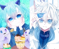 パキッと映える！一枚絵(イラスト)描きます イメージ1