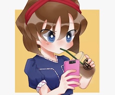 かわいくて目に留まるSNSアイコンお描きします イメージ1