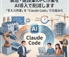 製造・建設業のPC作業をAI導入で削減します 「手入力作業」を「Claude Code」で仕組み化