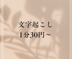 音声データ、文字にします イメージ1