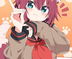 かわいいアニメ風アイコン描きます 心がドキッとするかわいいアニメ風アイコン描けます！