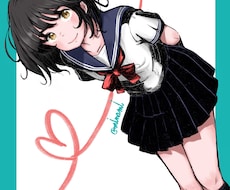 かわいい女の子のアイコンやサムネイラスト描きます イメージ1