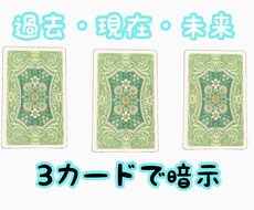 問題や悩みの【過去・現在・未来】を占います ルノルマンカードにより、時系列で展開を読み解きます。