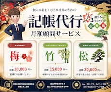 個人事業主・ひとり社長向けに記帳代行顧問やります イメージ1
