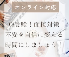 現役CA／オンライン対応＊面接対策サポートします イメージ1
