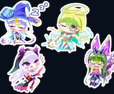 デフォルメのキャラクター立ち絵を作成します イメージ1