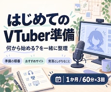 VTuberを始めたい方の準備を手伝います イメージ1