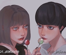 イベント用、商業用、観賞用イラスト描きます イベント用など、商業用などのイラストを描きます