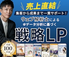 ウェブ解析士が集客導線まで考え高品質LP制作します イメージ1