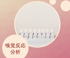 ８本の香りで心と体の状態をグラフ化し分析します イメージ1