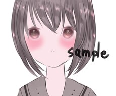 女の子のアイコンお描きします イメージ1