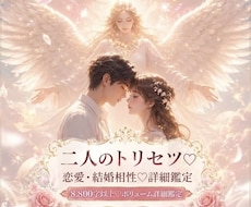 二人のトリセツ♡恋愛結婚相性鑑定8800字届けます 性格や恋愛傾向＆相性プラスとマイナス面♡改善策付♡片思いOK