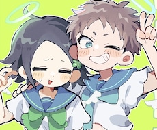 デフォルメ対応！可愛いイラスト全般制作します アクスタ、MV、サムネイル、お祝い、スタンプなどにも！