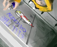 ストーリー性のあるかっこいい厚塗りイラスト描きます イメージ1