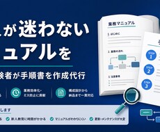 わかりやすい業務マニュアル・手順書を作成します 新人が迷わない、引き継ぎに使えるマニュアルを