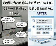 社内FAQ・問い合わせを自動化します 25年の実務経験で、現場で使われ続ける仕組みにします