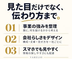 会社の魅力が伝わるホームページを制作します イメージ1
