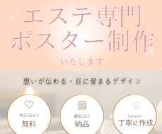 エステ・美容サロン専門のPOPを制作します イメージ1