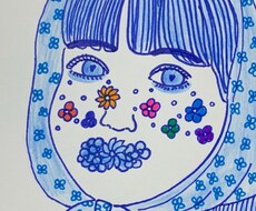 はっきりしたアナログ感があるイラストを描きます イメージ1
