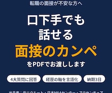元リクルート｜口下手OK 面接のカンペ作成します イメージ1
