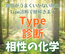 全ての人間関係のストレス、Type診断で紐解きます イメージ1
