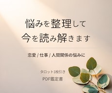 タロット鑑定書｜悩みを整理して今を読み解きます イメージ1