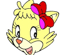 擬人化された猫のイラストアイコンは和ませます イメージ1